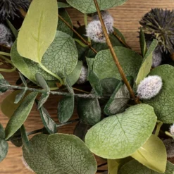 Artificial Eucalyptus And Pussy Willow Wreath -EGLO Shop 30901254 alt03