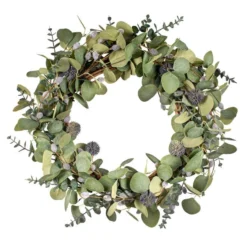 Artificial Eucalyptus And Pussy Willow Wreath -EGLO Shop 30901254 alt06