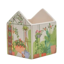 The Cottage Garden Greenhouse Ceramic Plant Pot 6 The Cottage Garden Greenhouse Ceramic Plant Pot -EGLO Shop 30903295 alt02