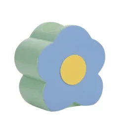 Set Of 2 Raspberry Blossom Flower Candlestick Holders -EGLO Shop 30903305 alt03