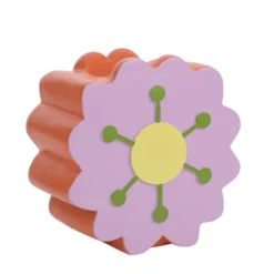 Set Of 2 Raspberry Blossom Flower Candlestick Holders -EGLO Shop 30903305 alt04