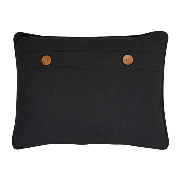 Meg Hawkins Stag Rectangular Cushion With Wooden Buttons 2 Meg Hawkins Stag Rectangular Cushion With Wooden Buttons - Image 2