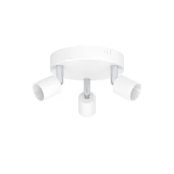 EGLO Essentials Stecci-E 3 Light Adjustable Semi Flush Spotlight