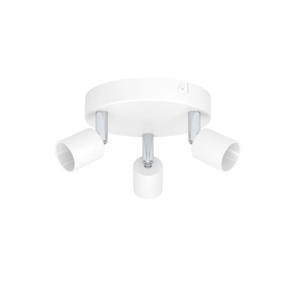 EGLO Essentials Stecci-E 3 Light Adjustable Semi Flush Spotlight 1 EGLO Essentials Stecci-E 3 Light Adjustable Semi Flush Spotlight