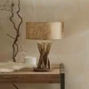 Derna Driftwood And Natural Jute Table Lamp