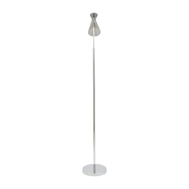 Monroe Waisted Glass And Metal Floor Lamp 3 Monroe Waisted Glass And Metal Floor Lamp - Image 3