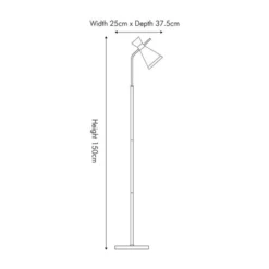 Monroe Waisted Glass And Metal Floor Lamp 9 Monroe Waisted Glass And Metal Floor Lamp -EGLO Shop 30909426 alt06