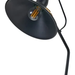 Canton Matt Black And Brass Metal Cone Floor Lamp 10 Canton Matt Black And Brass Metal Cone Floor Lamp -EGLO Shop 30909432 alt04