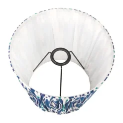 Izara Ikat Patterned Gathered Tapered Lamp Shade -EGLO Shop 30909524 alt02
