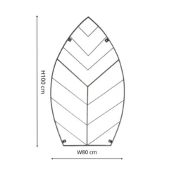 Ivyline Outdoor Leaf Trellis 13 Ivyline Outdoor Leaf Trellis -EGLO Shop 30911922 alt02