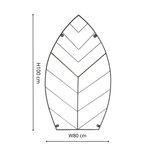 Ivyline Outdoor Leaf Trellis 7 Ivyline Outdoor Leaf Trellis - Image 7