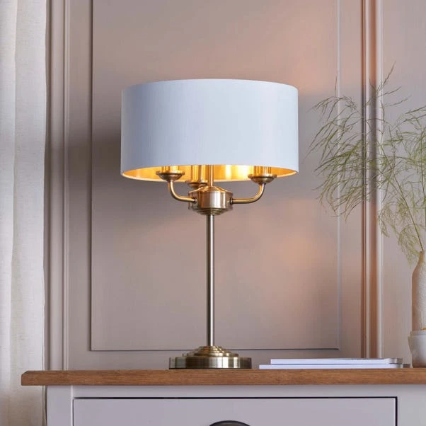 Vogue Sandringham 3 Light Table Lamp 2 Vogue Sandringham 3 Light Table Lamp - Image 2