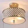 Vogue Hudson 3 Light Semi Flush Ceiling Light