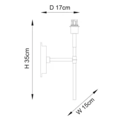 Vogue Holden Wall Light Fitting -EGLO Shop 30912767 alt08