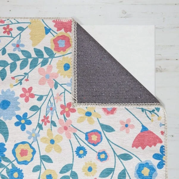 Hallie Floral Washable Runner 3 Hallie Floral Washable Runner - Image 3