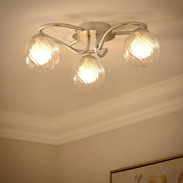 Selana Semi Flush Ceiling Light 2 Selana Semi Flush Ceiling Light - Image 2
