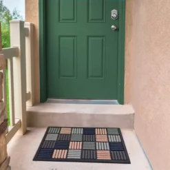 Scrape N Sorb Squares Outdoor Doormat