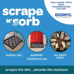 Scrape N Sorb Squares Outdoor Doormat 12 Scrape N Sorb Squares Outdoor Doormat -EGLO Shop 30916546 alt05