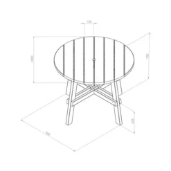 Freya Round Dining Table -EGLO Shop 30917450 alt06