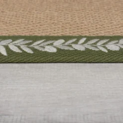 Embroidered Herringbone Border Runner -EGLO Shop 30917721 alt03
