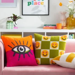 Heya Home All Eyes On You Square Cushion -EGLO Shop 30918588 alt05