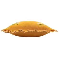 Furn. Daisy Frill Cotton Square Cushion -EGLO Shop 30918613 alt02