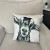 Christine Varley Goat Square Cushion