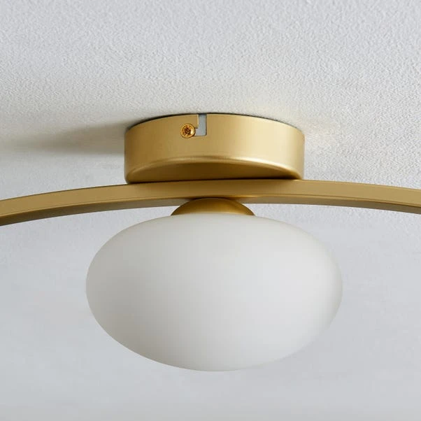 Yonah 3 Light Semi Flush Bar Ceiling Light 4 Yonah 3 Light Semi Flush Bar Ceiling Light - Image 4