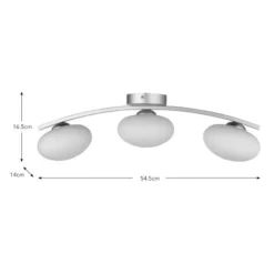 Yonah 3 Light Semi Flush Bar Ceiling Light 11 Yonah 3 Light Semi Flush Bar Ceiling Light -EGLO Shop 30921006 alt07