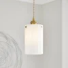 Fluted Ribbed Easy Fit Pendant Shade