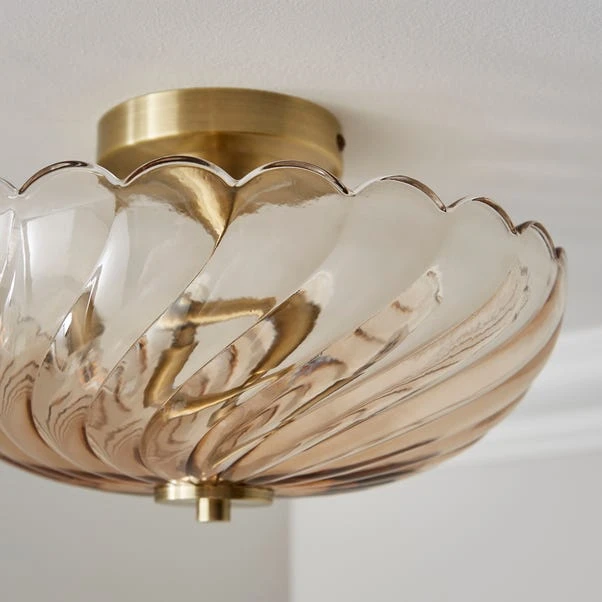 Lucille 2 Light Semi Flush Ceiling Light 4 Lucille 2 Light Semi Flush Ceiling Light - Image 4