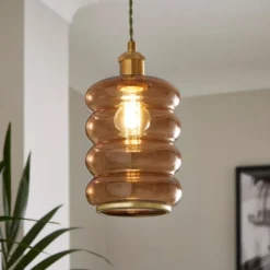 Nico Ribbed Easy Fit Pendant Shade