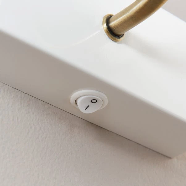 Remi Scalloped 2 Light Adjustable Picture Wall Light 4 Remi Scalloped 2 Light Adjustable Picture Wall Light - Image 4