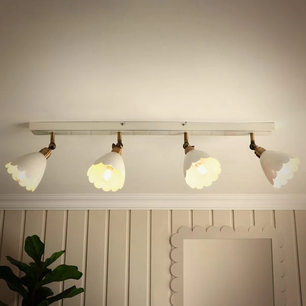 Remi Scalloped 4 Light Adjustable Spotlight Bar 8 Remi Scalloped 4 Light Adjustable Spotlight Bar - Image 8