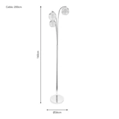 Valence 3 Light Floor Lamp -EGLO Shop 30921784 alt08