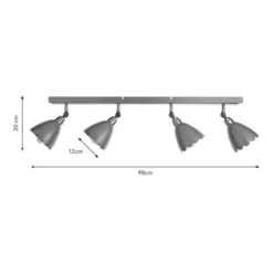 Remi Scalloped 4 Light Adjustable Spotlight Bar 17 Remi Scalloped 4 Light Adjustable Spotlight Bar -EGLO Shop 30921797 alt08