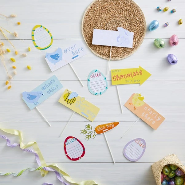 Easter Hunt Signs & Clue Cards 1 Easter Hunt Signs & Clue Cards