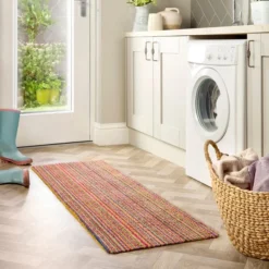 Marvel Striped Washable Cotton Runner