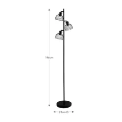 Austin Industrial Adjustable 3 Light Floor Lamp 11 Austin Industrial Adjustable 3 Light Floor Lamp -EGLO Shop 30922894 alt08