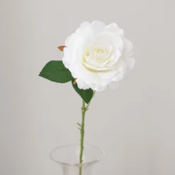 Artificial White Rose Stem 7 Artificial White Rose Stem -EGLO Shop 30923116 alt03