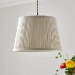 Polly Pleated Drum Lamp Shade 37 Polly Pleated Drum Lamp Shade -EGLO Shop 30923178 alt02