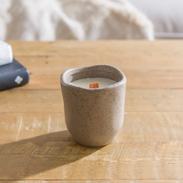 Pink Pepper & Cedarwood Ceramic Crackle Candle 2 Pink Pepper & Cedarwood Ceramic Crackle Candle - Image 2