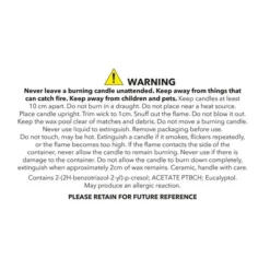 Sea Salt & Rosemary Ceramic Multi Wick Candle -EGLO Shop 30923416 alt09