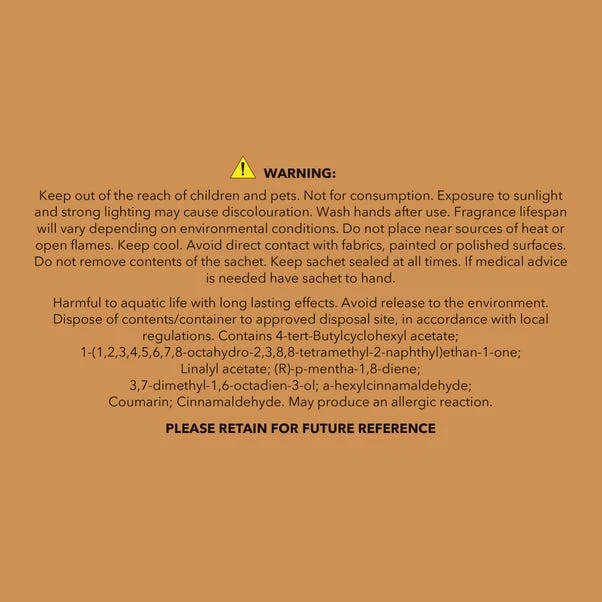 Warm Amber Fragrance Sachet 3 Warm Amber Fragrance Sachet - Image 3