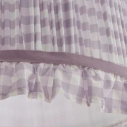Carys Frilled Gingham Drum Lamp Shade -EGLO Shop 30923633 alt02
