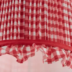 Carys Frilled Gingham Drum Lamp Shade -EGLO Shop 30923634 alt02