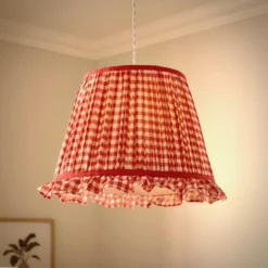 Carys Frilled Gingham Lamp Shade -EGLO Shop 30923638 alt01