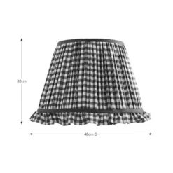 Carys Frilled Gingham Lamp Shade -EGLO Shop 30923639 alt08