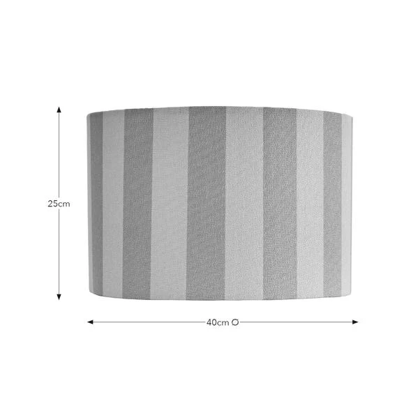 Beatrice Stripe Drum Lamp Shade 15 Beatrice Stripe Drum Lamp Shade - Image 15