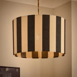 Beatrice Stripe Drum Lamp Shade 26 Beatrice Stripe Drum Lamp Shade -EGLO Shop 30923653 alt01
